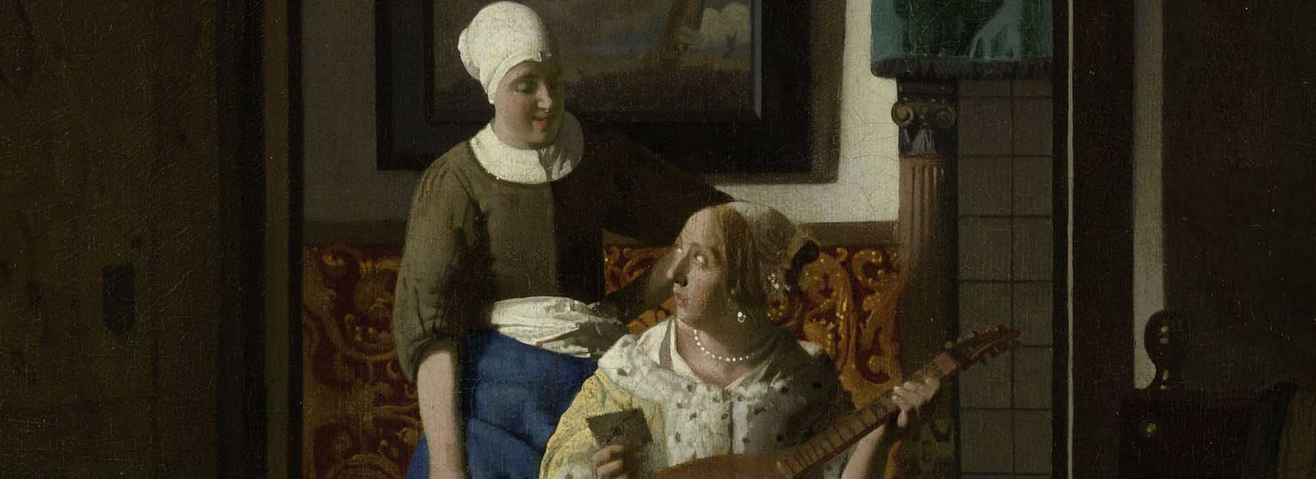 THE LOVE LETTER BY VERMEER